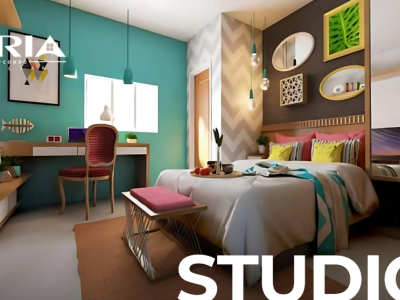 Studio Unit with Balcony 24 SQM Property Investment in Bria Condo Mactan RFO