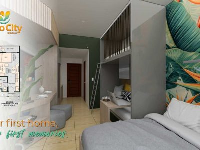 Modern Urban 21 SQM Studio Deluxe at Yello City Salinas Lahug